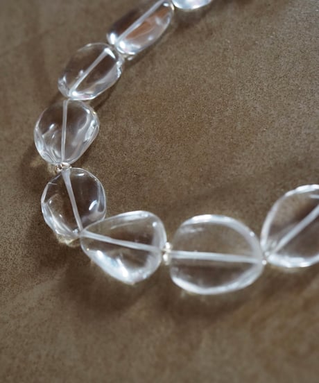 crystal quartz necklace