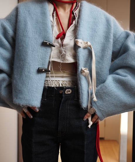 mohair arch arm jacket