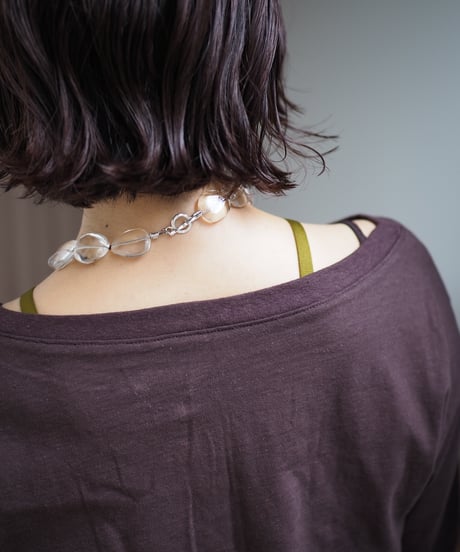 crystal quartz necklace