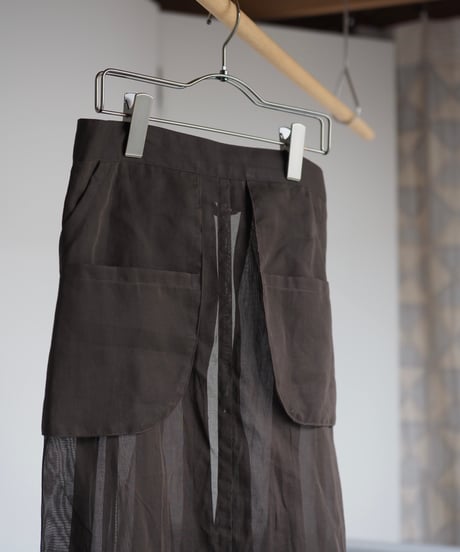 sheer over skirt ーBEIGEー