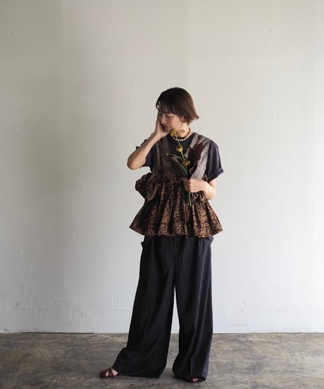lots of gathers blouse -1