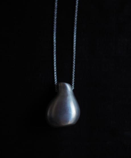 shushi vase necklace -silver-