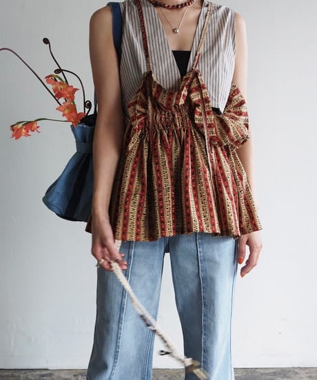 lots of gathers blouse -1