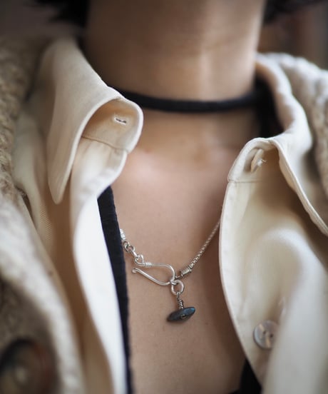 basis chain NL silver -labradorite-