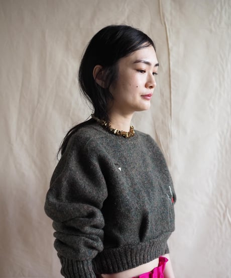 revive knit -charcoal-