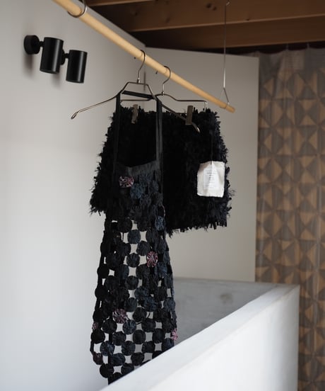Yoyo quilt apron