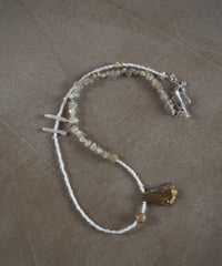 amulet necklace -rutile quartz-