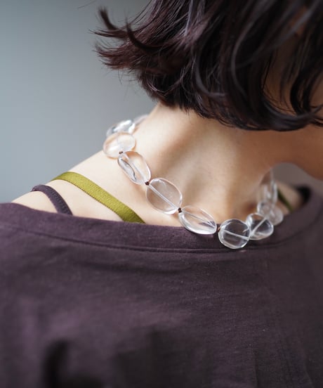 crystal quartz necklace