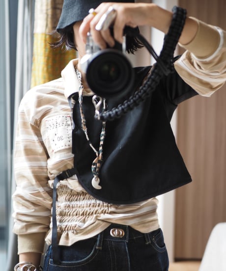 revive rugger shirring shirt -sand beige-