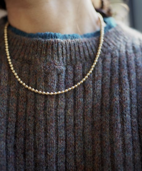 seeds double necklace - red-