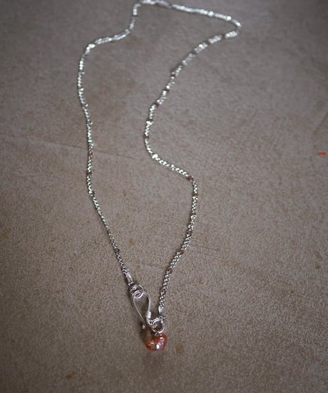 basis chain NL silver01 -brown rutile quartz-