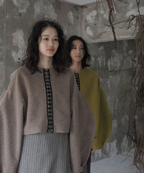 arch arm knit jacket -grage-