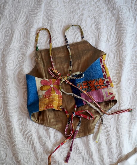 patchwork octagon camisole
