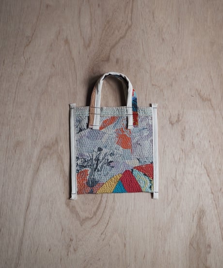 quilt tote bag small -1-