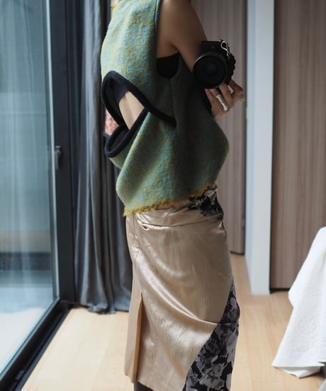 back rip vest -green,blue-