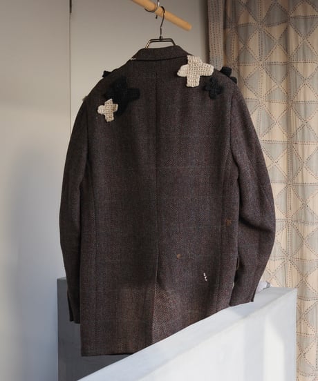 TOU appliqué gentle JK BROWN CHECK