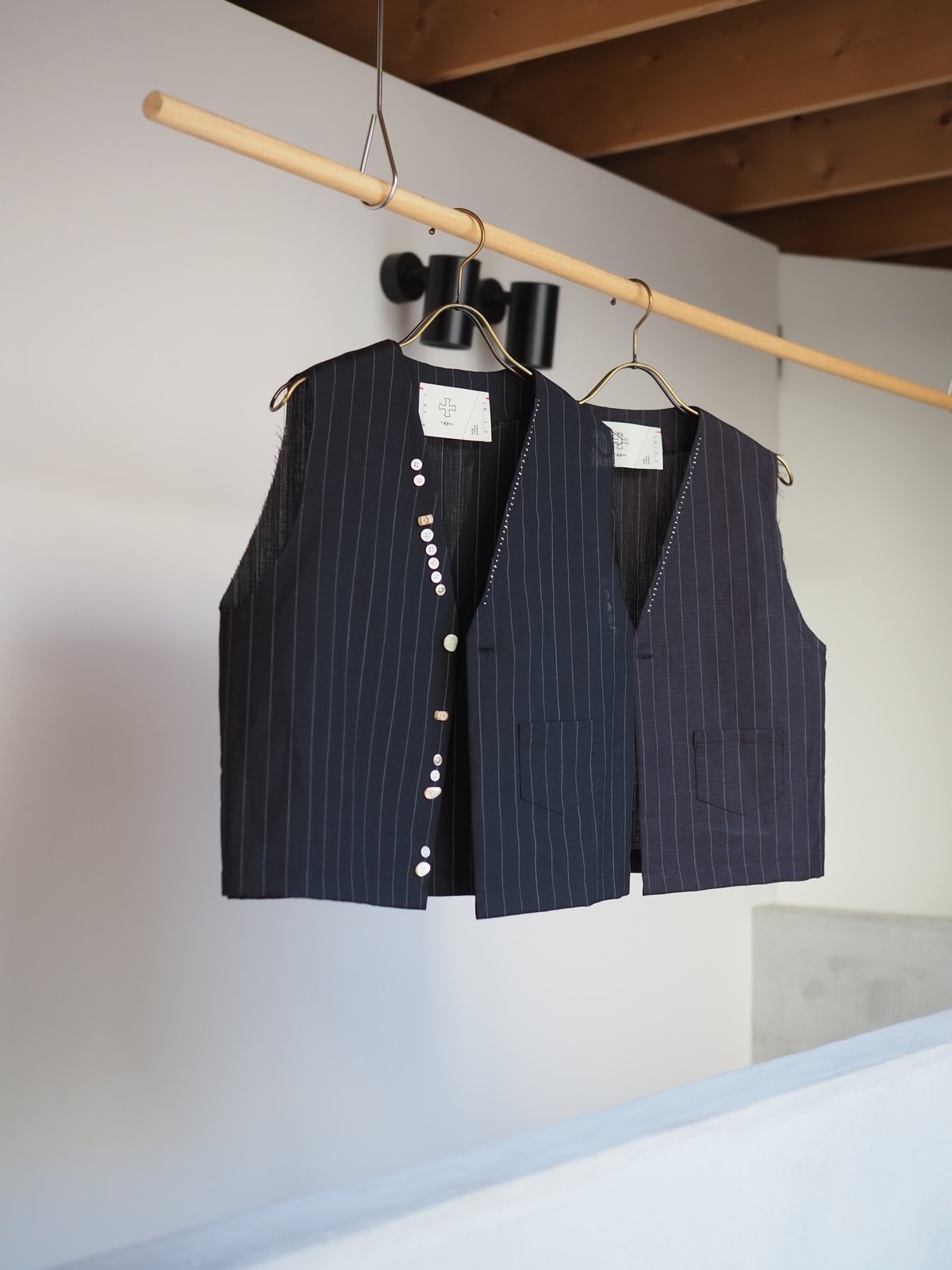 YANYAN/ヤンヤン　Linen Mabo VEST サイズM YANYAN/ヤンヤン Linen Mabo VEST サイズM レディース