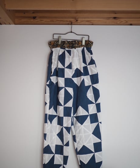 India patchwork  flill pants