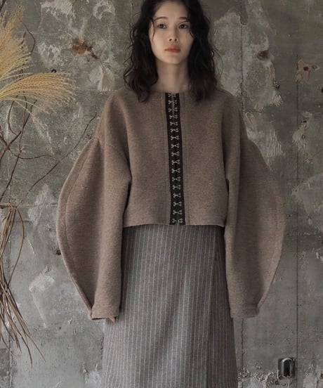 arch arm knit jacket -grage-