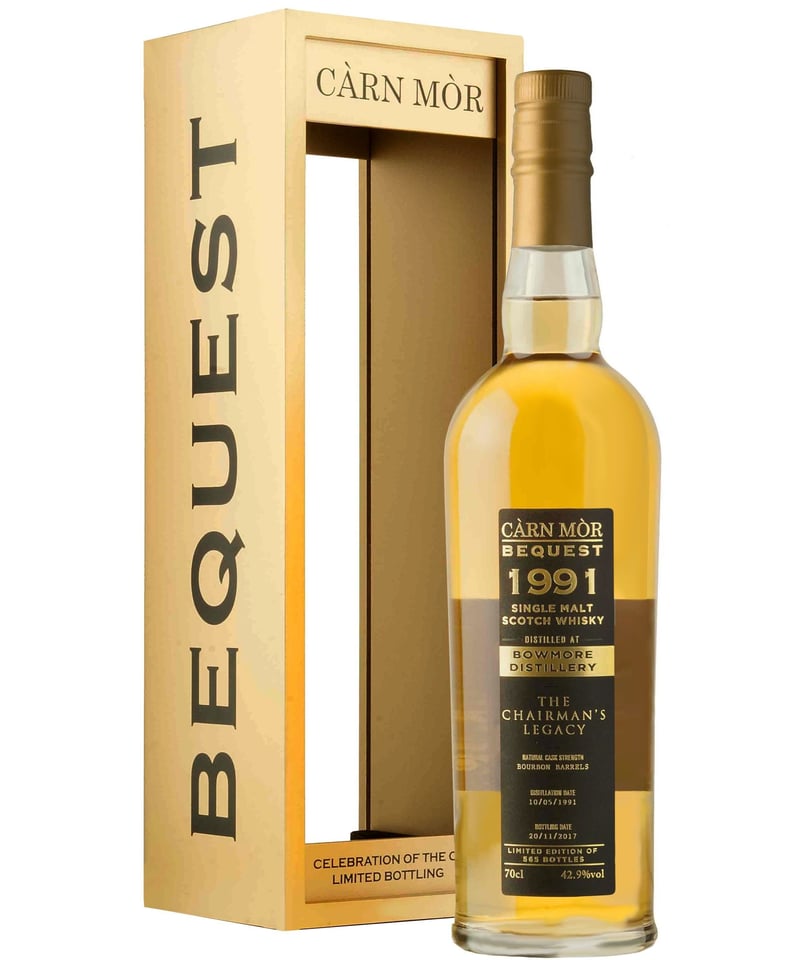 ボウモア1991 26年・ザ チェアマンズ レガシー ブライアン・モリソン