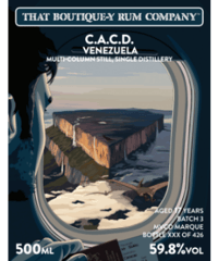 C.A.C.D. ベネズエラ　バッチ3　17年　ブティックラム　500ml