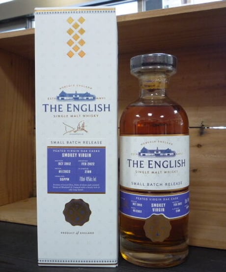 ザ・イングリッシュウイスキー　 スモーキーヴァージン　700ml