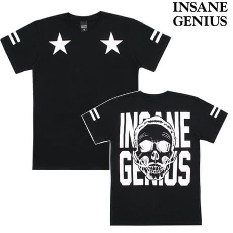 【INSANEGENIUS】　DS TEE　[black]