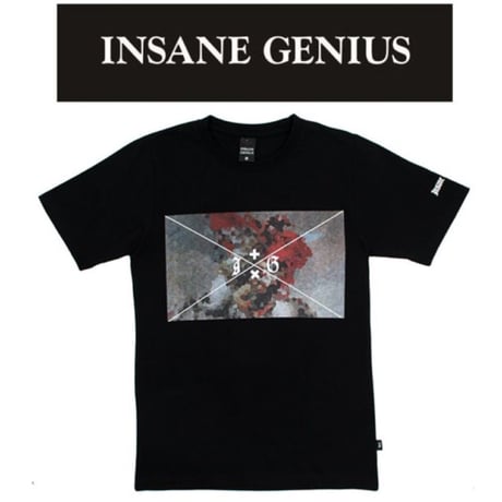 【INSANEGENIUS】 INSANE GENERAL TEE BLACK