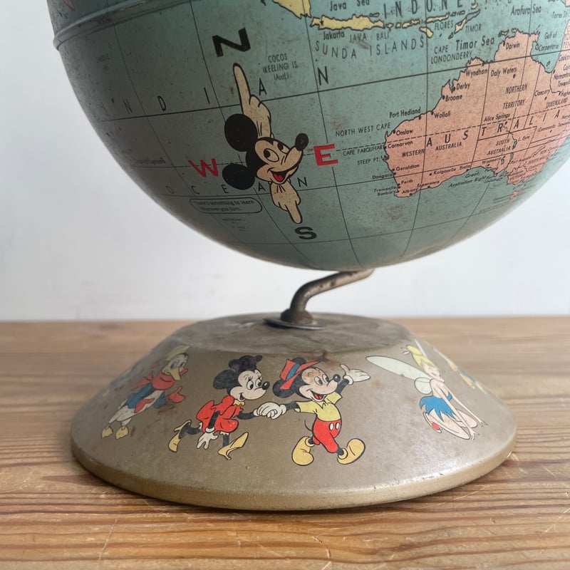 Disney 地球儀 c.1960 | antiques miyawaki modern
