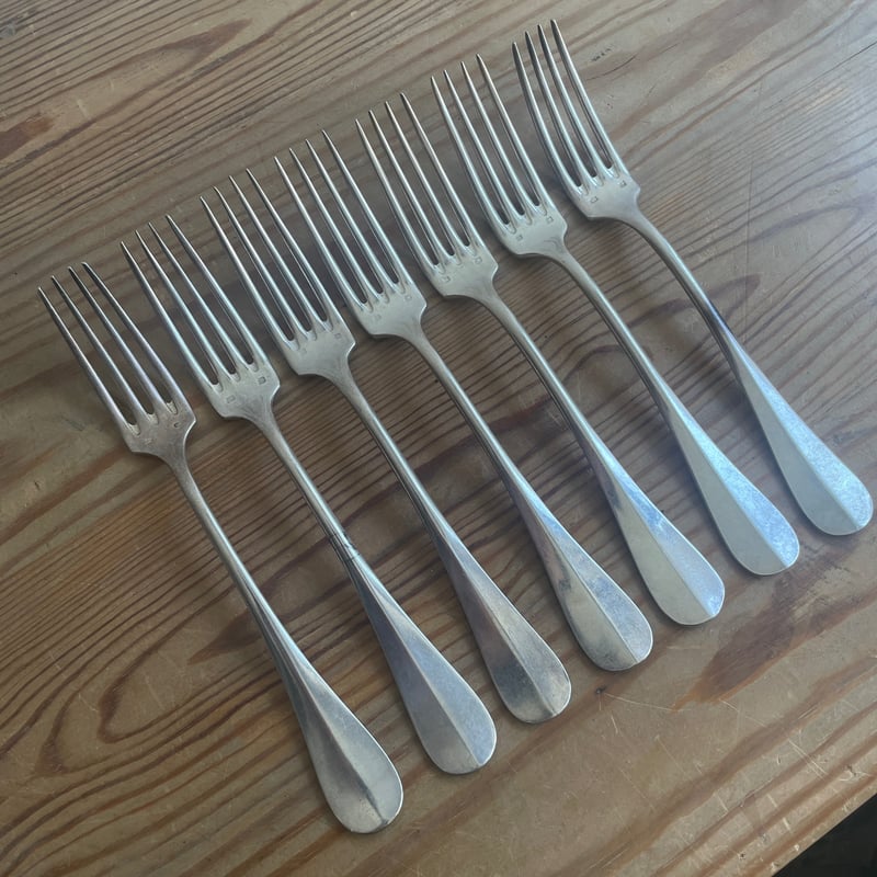 銀のスプーンとフォーク | antiques miyawaki modern