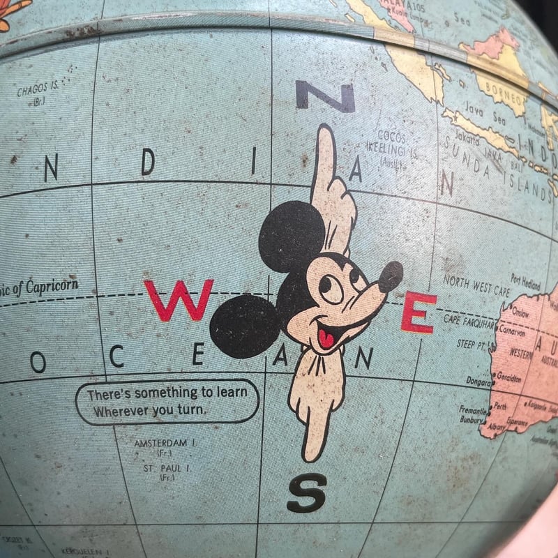 Disney - ディズニー地球儀   アンティーク 1927684087.jpg?1685541384