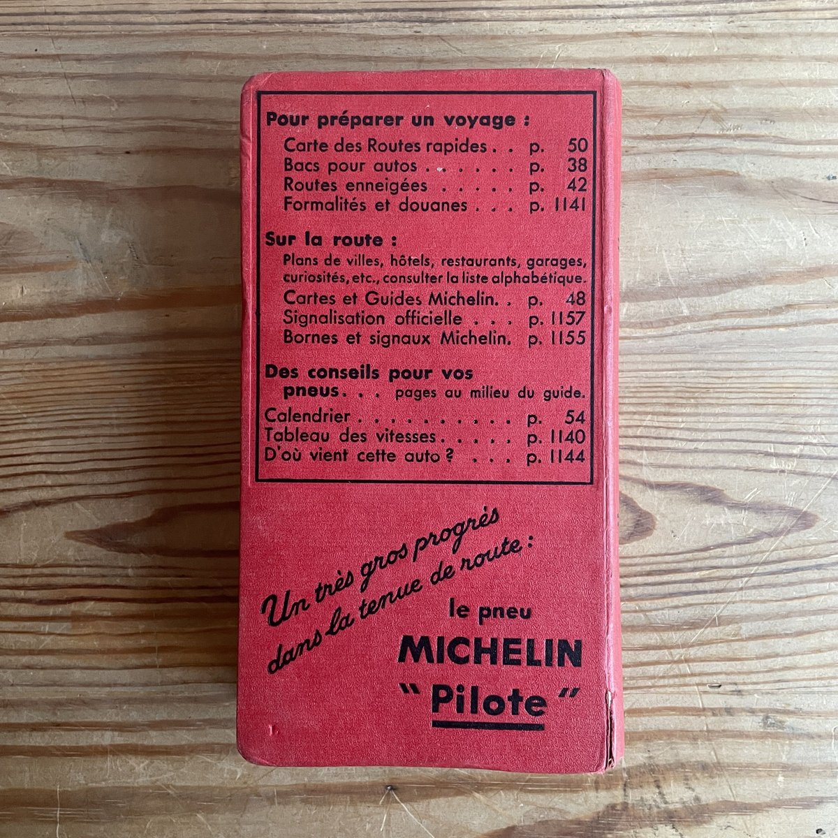 ミシュラン MICHELIN ガイド 赤本 1918 1938 | antiques miya