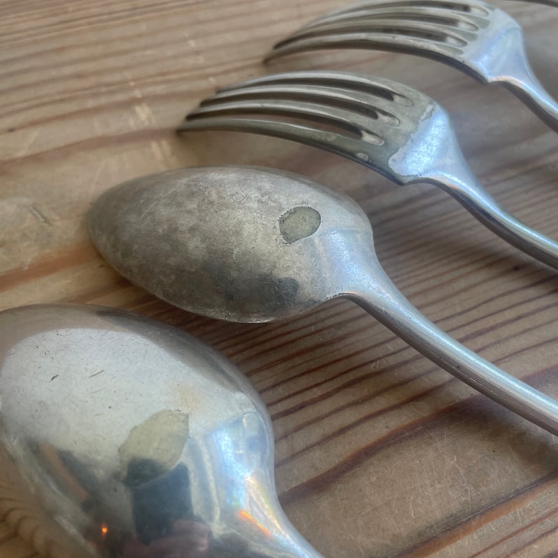 銀のスプーンとフォーク | antiques miyawaki modern