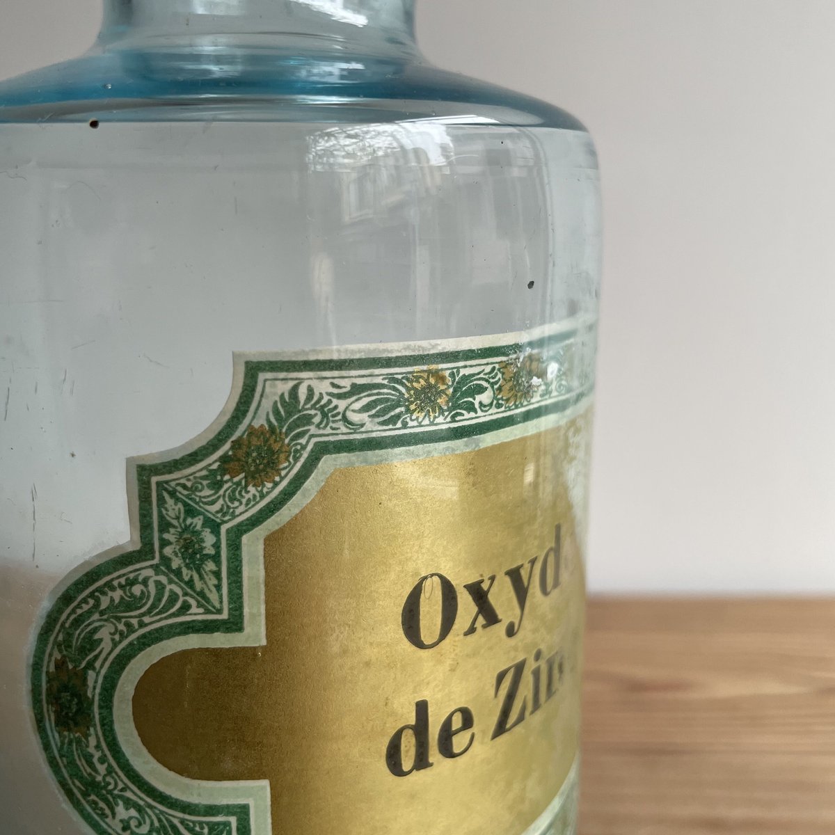 レアアンティーク フランス コバルトブルー瓶　Deschiensシロップ瓶/薬瓶 レアアンティーク フランス コバルトブルー瓶 Deschiensシロップ