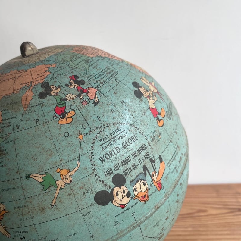 Disney 地球儀 c.1960 | antiques miyawaki modern