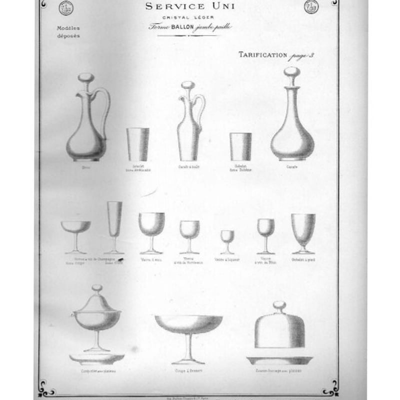 BACCARAT バカラ カタログ 1907年版 PDF 168p | antiques m...