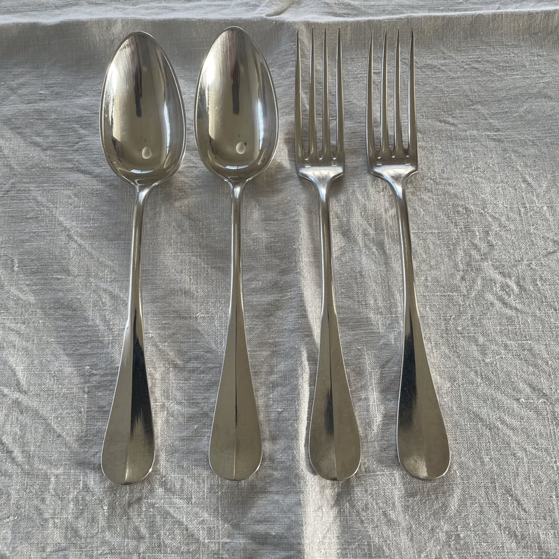 銀のスプーンとフォーク | antiques miyawaki modern