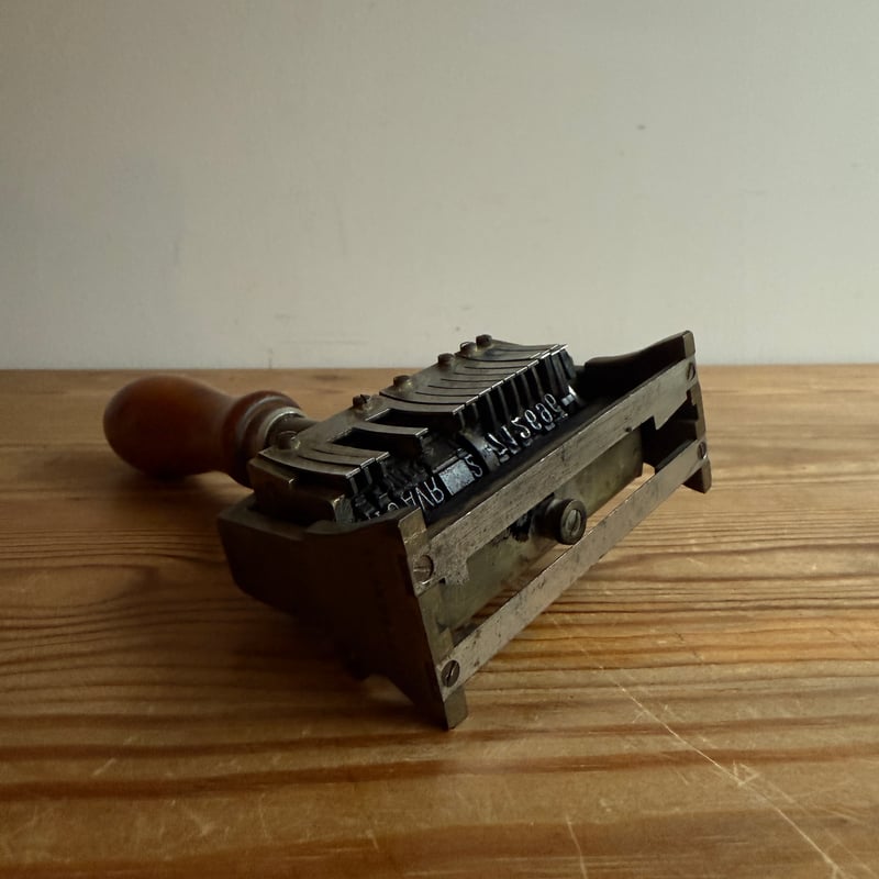 数字スタンプ ナンバリングマシン | antiques miyawaki modern