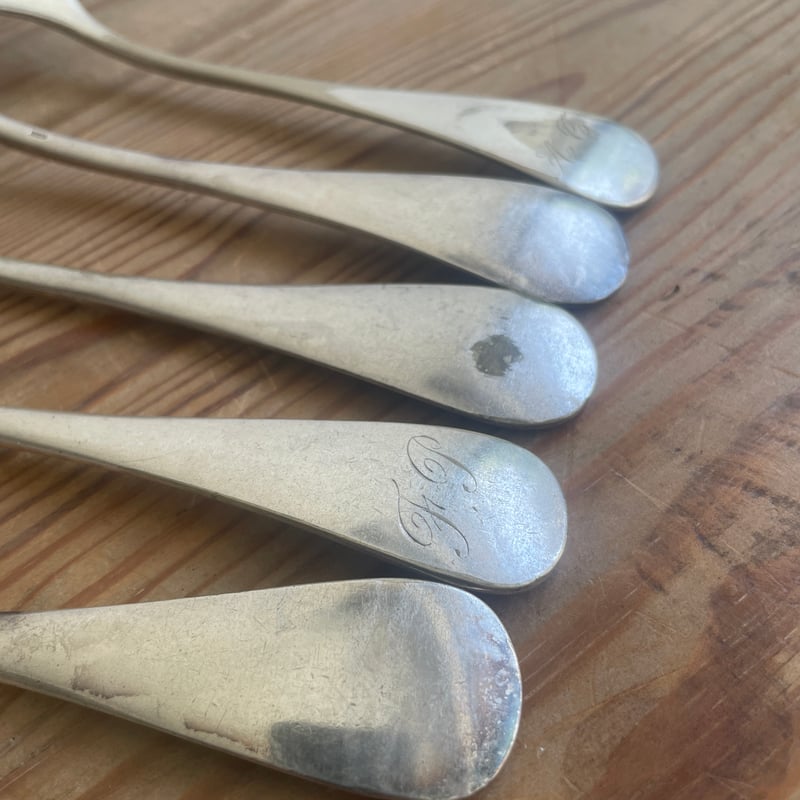 銀のスプーンとフォーク | antiques miyawaki modern