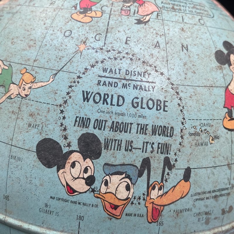 Disney 地球儀 c.1960 | antiques miyawaki modern
