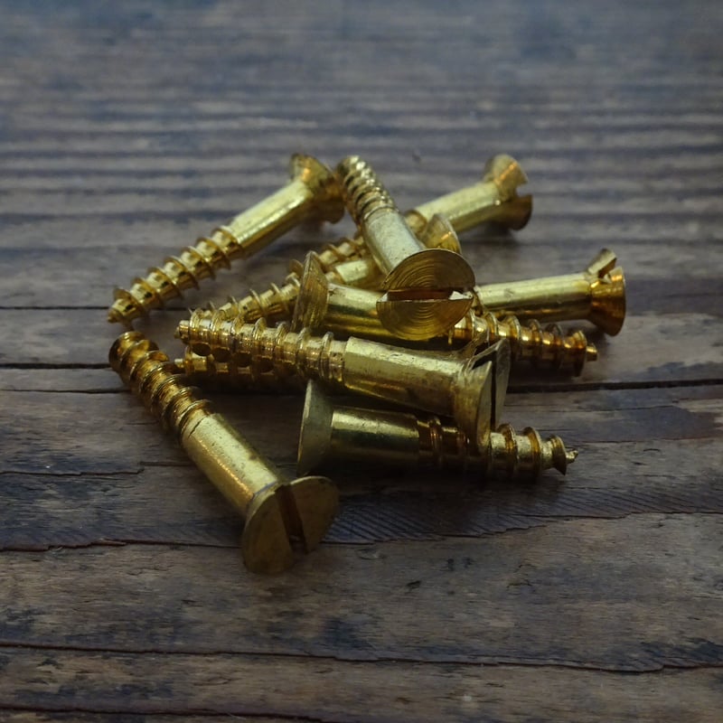 真鍮マイナスビス 4ミリ 25,20mm | antiques miyawaki modern