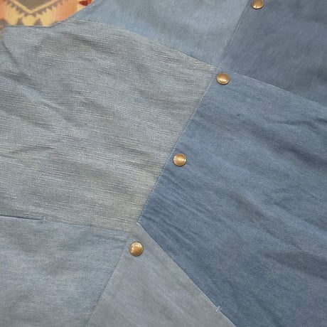 Nasngwam. 『LONESTAR VEST（DENIM）Mサイズ （B）』