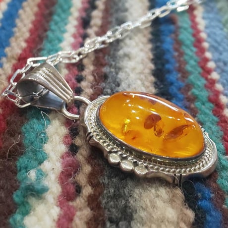 NAVAJO 『AMBER（琥珀） NECKLACE』