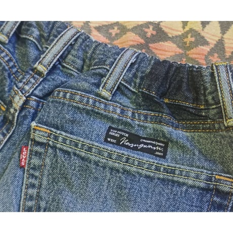 Nasngwam. 『SASHIKO EASY DENIM PANTS（Lサイズ）』