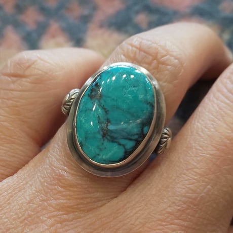 NAVAJO 『TURQUOISE（SKY HORSE） RING （G.Begay）12号』