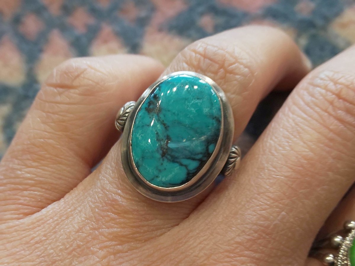 NAVAJO 『TURQUOISE（SKY HORSE） RING （G.Begay）12号』