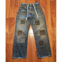 Nasngwam. 『SASHIKO EAZY DENIM PANTS（Mサイズ）』