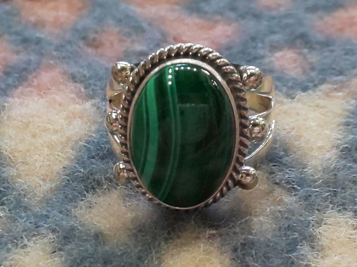 NAVAJO 『MALACHITE（孔雀石） RING 12号』 | S K U（スクゥ）
