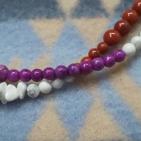 Tsunai Haiya 『COLORFIELD BEADS ANKLET（ビーズアンクレット） B』