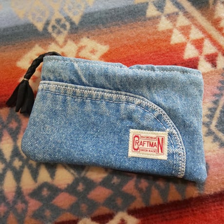 Nasngwam. 『FASTENER POUCH Sサイズ （DENIM）』